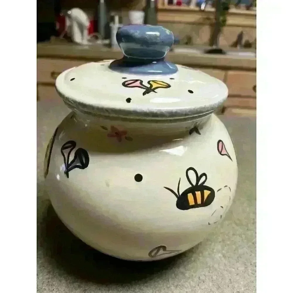 Golf motive ceramic cookie/treats jar‎ 19th Hole